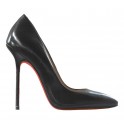 Special stiletto high heel leather pumps