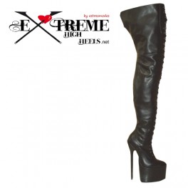 Thigh high leather boots Denver-P2