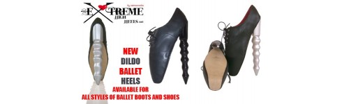 Zapatos y botas de ballet con tacon dildo